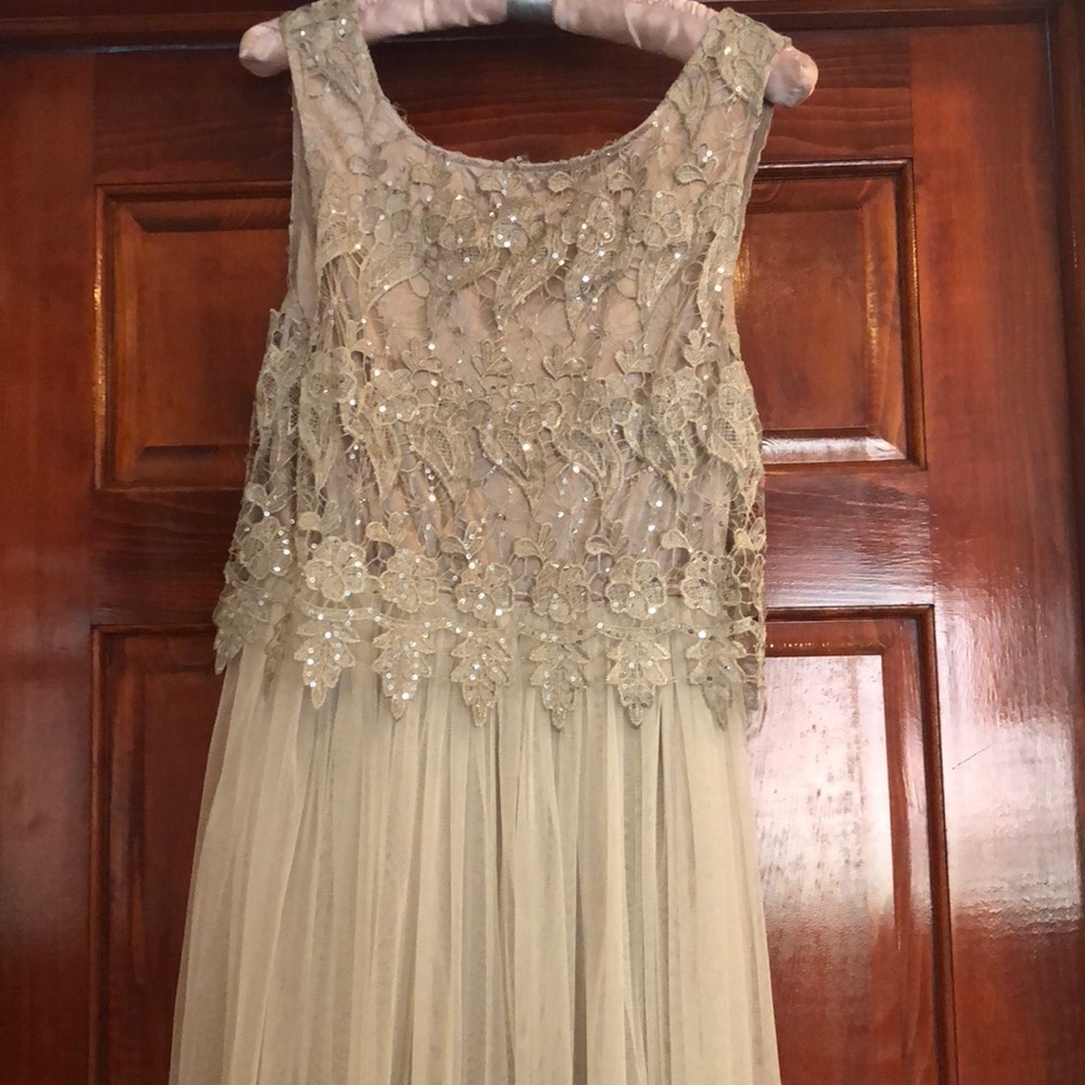 Midi Lace and Tulle Aryn K dress